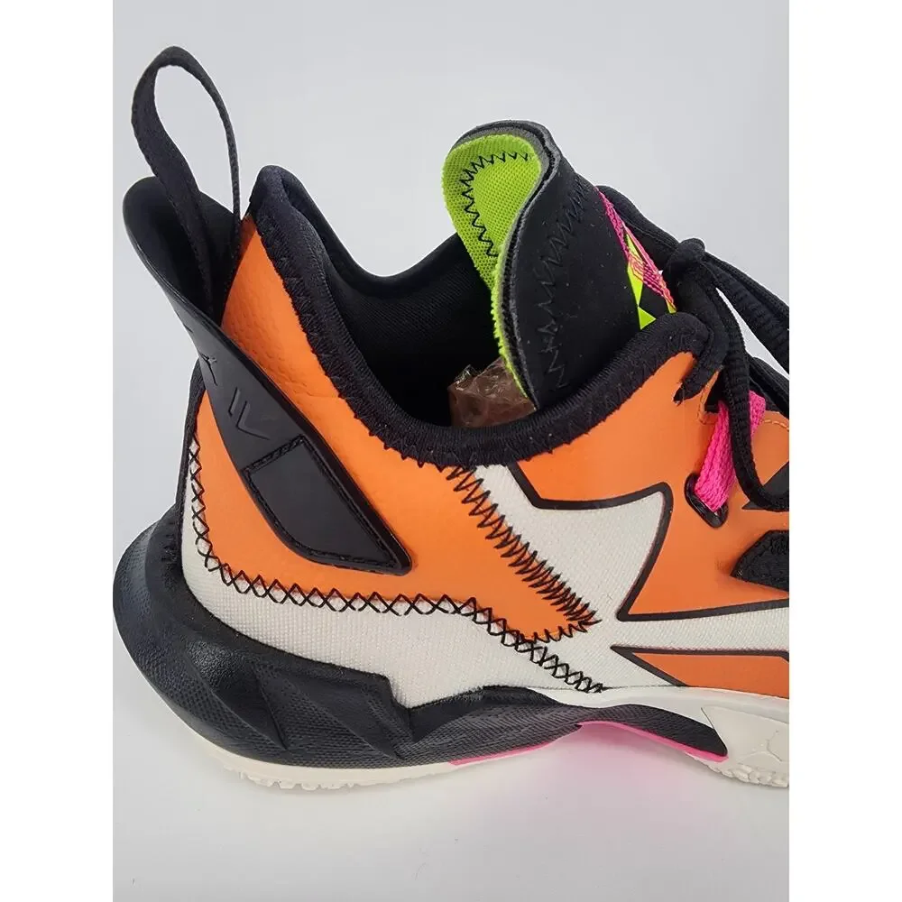 Jordan Why Not Zer0.4 Basketball Shoe Pale Ivory/Black/Orange Men’s 9.5